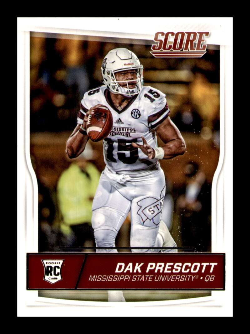 Load image into Gallery viewer, 2016 Panini Score Dak Prescott #337 Rookie RC Dallas Cowboys  Image 1
