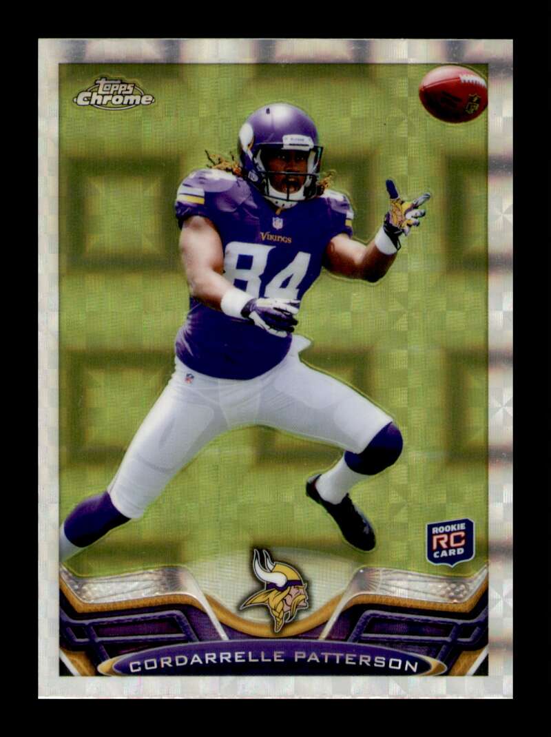 Load image into Gallery viewer, 2013 Topps Chrome X-Fractor Cordarrelle Patterson #19 Rookie RC Minnesota Vikings  Image 1
