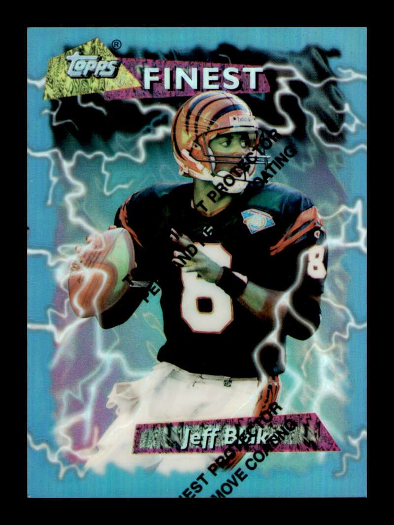 Load image into Gallery viewer, 1995 Topps Finest Refractor Jeff Blake #186 Rookie RC Cincinnati Bengals  Image 1
