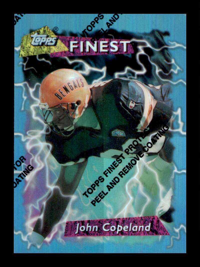 Load image into Gallery viewer, 1995 Topps Finest Refractor John Copeland #103 Cincinnati Bengals  Image 1
