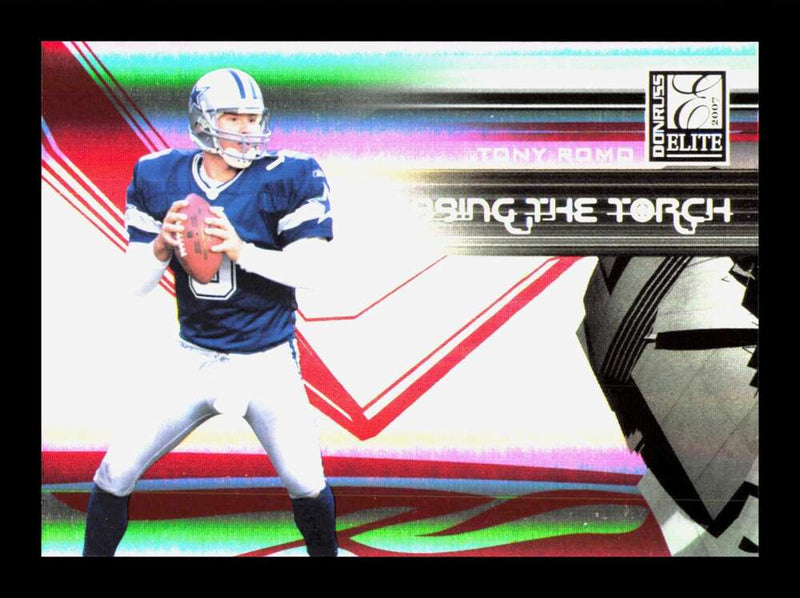 Load image into Gallery viewer, 2007 Donruss Elite Passing the Torch Red Tony Romo #PT-4 SP /800 Dallas Cowboys  Image 1
