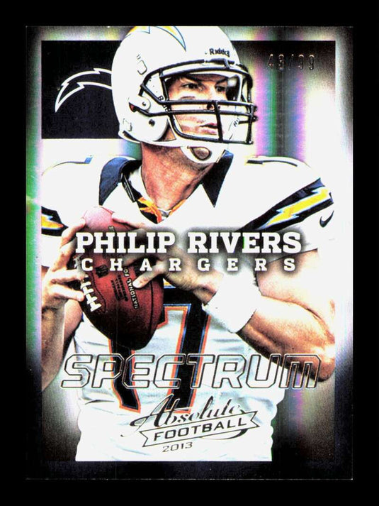 2013 Panini Absolute Spectrum Silver Philip Rivers 