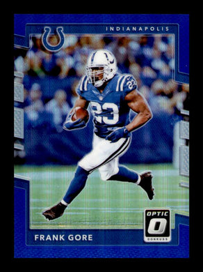 2017 Donruss Optic Blue Prizm Frank Gore 