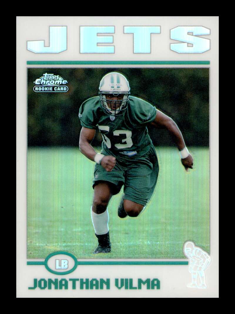 Load image into Gallery viewer, 2004 Topps Chrome Refractor Jonathan Vilma #186 Rookie RC New York Jets  Image 1
