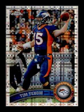 2011 Topps Chrome X-Fractor Tim Tebow 