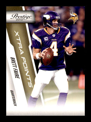 2010 Panini Prestige Xtra Points Gold Brett Favre 