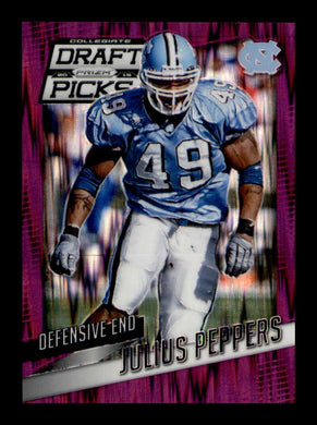 2015 Panini Prizm Draft Purple Flash Prizm Julius Peppers 