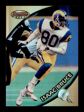 1997 Stadium Club Bowman's Best Preview Refractor Isaac Bruce 