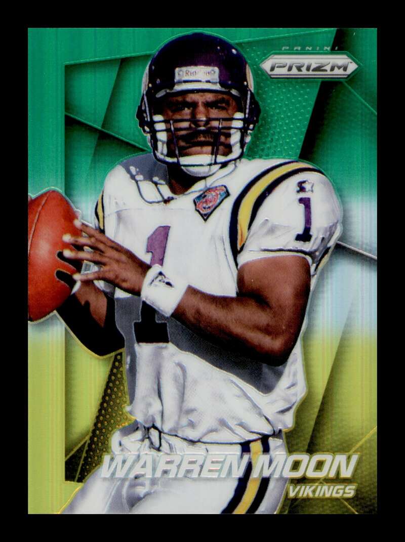 Load image into Gallery viewer, 2014 Panini Prizm Neon Green Yellow Prizm Warren Moon #183 Minnesota Vikings  Image 1
