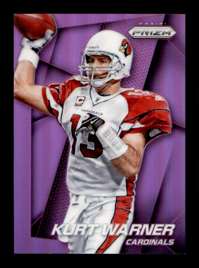 Load image into Gallery viewer, 2014 Panini Prizm Purple Prizm Kurt Warner #33 Arizona Cardinals  Image 1
