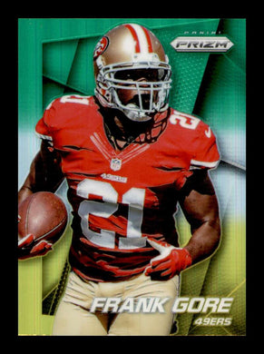 2014 Panini Prizm Neon Green Yellow Prizm Frank Gore 