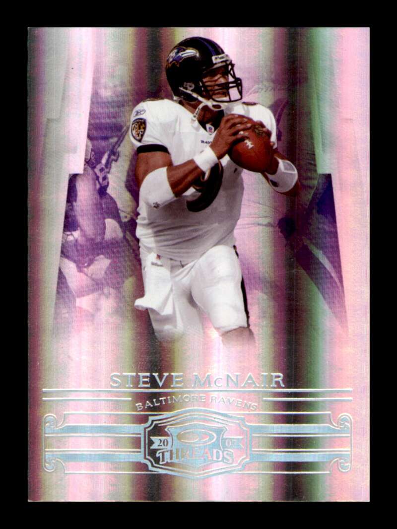 Load image into Gallery viewer, 2007 Donruss Threads Silver Holofoil Steve McNair #5 SP /100 Baltimore Ravens  Image 1
