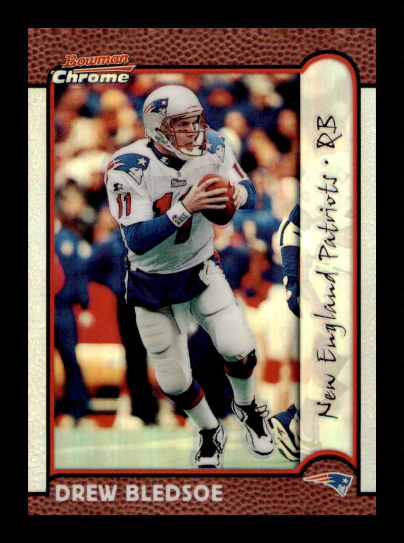 Load image into Gallery viewer, 1999 Bowman Chrome Refractor Drew Bledsoe #100 New England Patriots  Image 1
