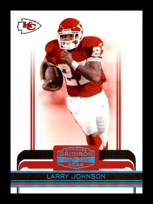 2006 Donruss Gridiron Gear Platinum Holofoil Larry Johnson