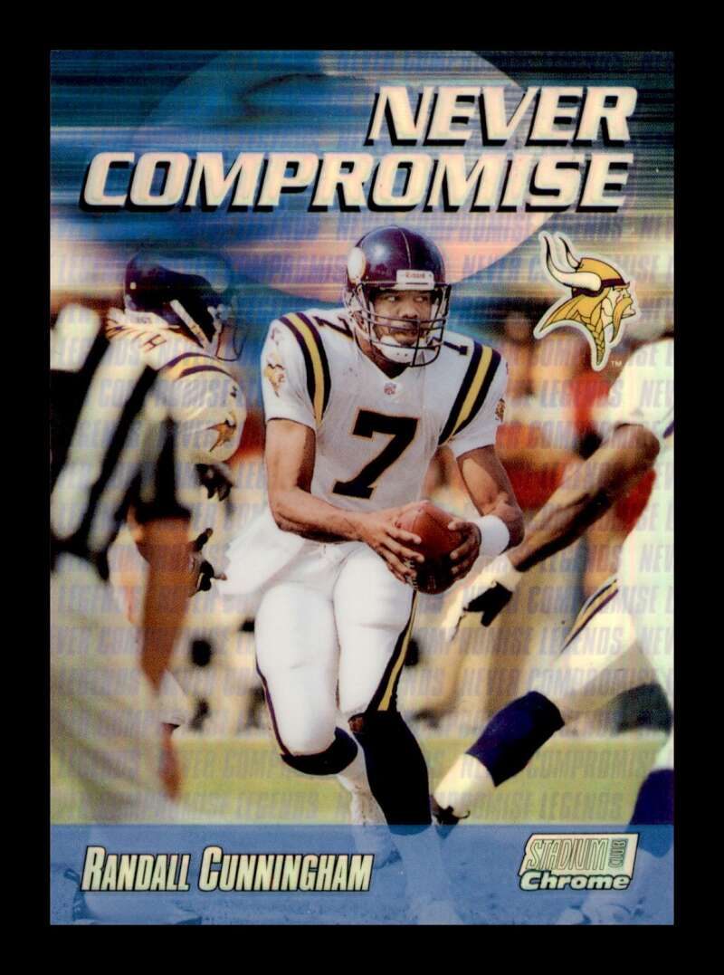 Load image into Gallery viewer, 1999 Stadium Club Chrome Never Compromise Refractor Randall Cunningham #NC36 Minnesota Vikings  Image 1
