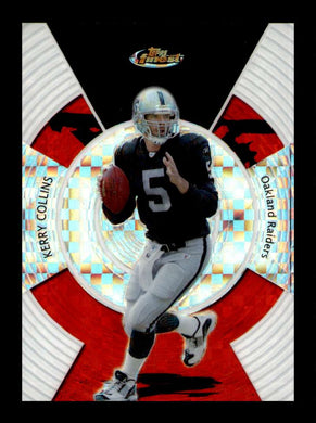 2005 Topps Finest X-Fractor Kerry Collins 