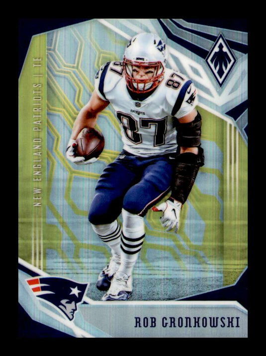 2018 Panini Phoenix Yellow Rob Gronkowski