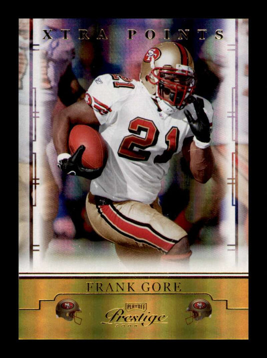 2008 Playoff Prestige Xtra Points Gold Frank Gore