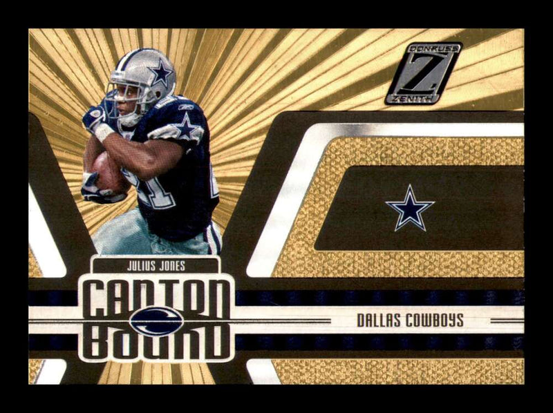 Load image into Gallery viewer, 2005 Donruss Zenith Canton Bound Gold Julius Jones #CB-20 SP /100 Dallas Cowboys  Image 1
