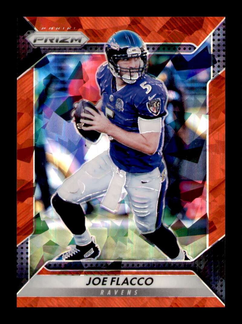 Load image into Gallery viewer, 2016 Panini Prizm Red Crystals Prizm Joe Flacco #8 SP /75 Baltimore Ravens  Image 1
