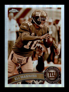 2011 Topps Chrome Sepia Refractor Eli Manning 