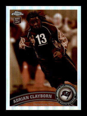 2011 Topps Chrome Sepia Refractor Adrian Clayborn 