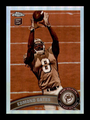 2011 Topps Chrome Sepia Refractor Edmund Gates 