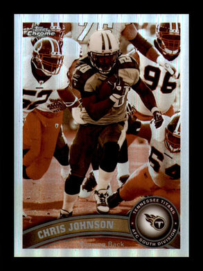 2011 Topps Chrome Sepia Refractor Chris Johnson 