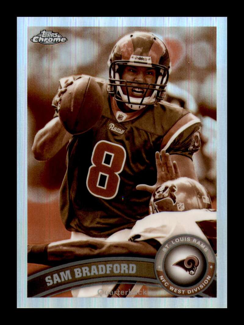 Load image into Gallery viewer, 2011 Topps Chrome Sepia Refractor Sam Bradford #34 St Louis Rams /99 Image 1
