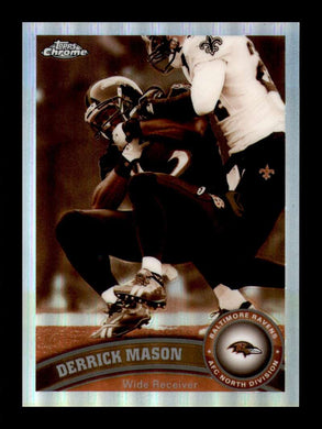 2011 Topps Chrome Sepia Refractor Derrick Mason 