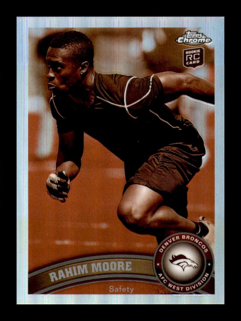 Load image into Gallery viewer, 2011 Topps Chrome Sepia Refractor Rahim Moore #44 Denver Broncos Rookie RC /99 Image 1
