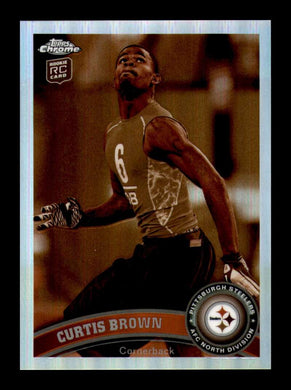 2011 Topps Chrome Sepia Refractor Curtis Brown 