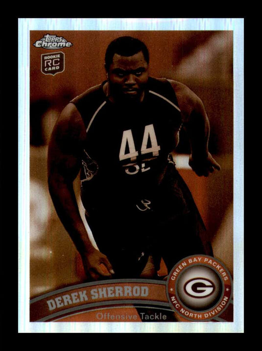 2011 Topps Chrome Sepia Refractor Derek Sherrod