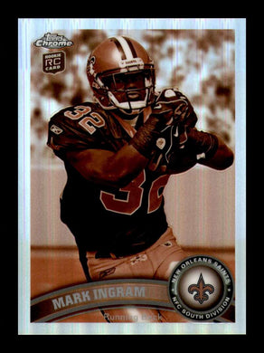 2011 Topps Chrome Sepia Refractor Mark Ingram 