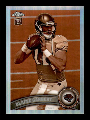 2011 Topps Chrome Sepia Refractor Blaine Gabbert 