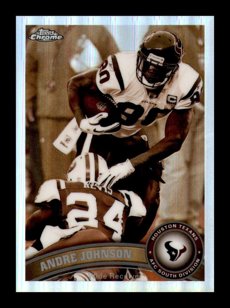 Load image into Gallery viewer, 2011 Topps Chrome Sepia Refractor Andre Johnson #60 Houston Texans /99 Image 1
