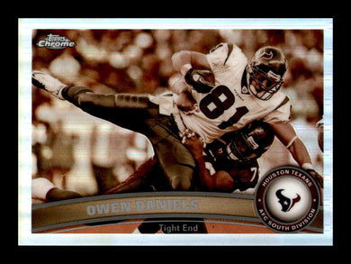 2011 Topps Chrome Sepia Refractor Owen Daniels 