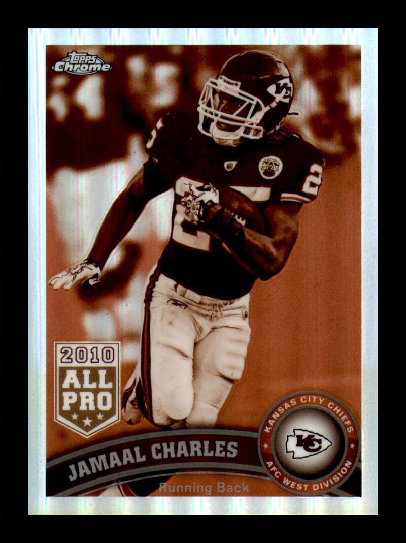 Load image into Gallery viewer, 2011 Topps Chrome Sepia Refractor Jamaal Charles #73 Kansas City Chiefs /99 Image 1
