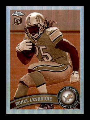 2011 Topps Chrome Sepia Refractor Mikel Leshoure 