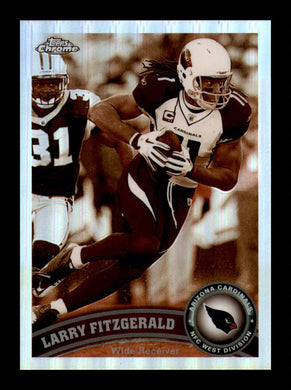 2011 Topps Chrome Sepia Refractor Larry Fitzgerald 