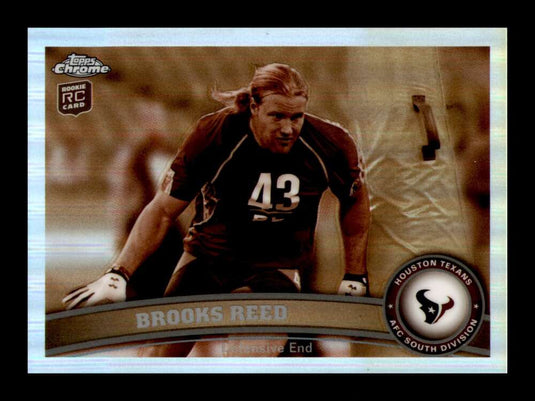 2011 Topps Chrome Sepia Refractor Brooks Reed