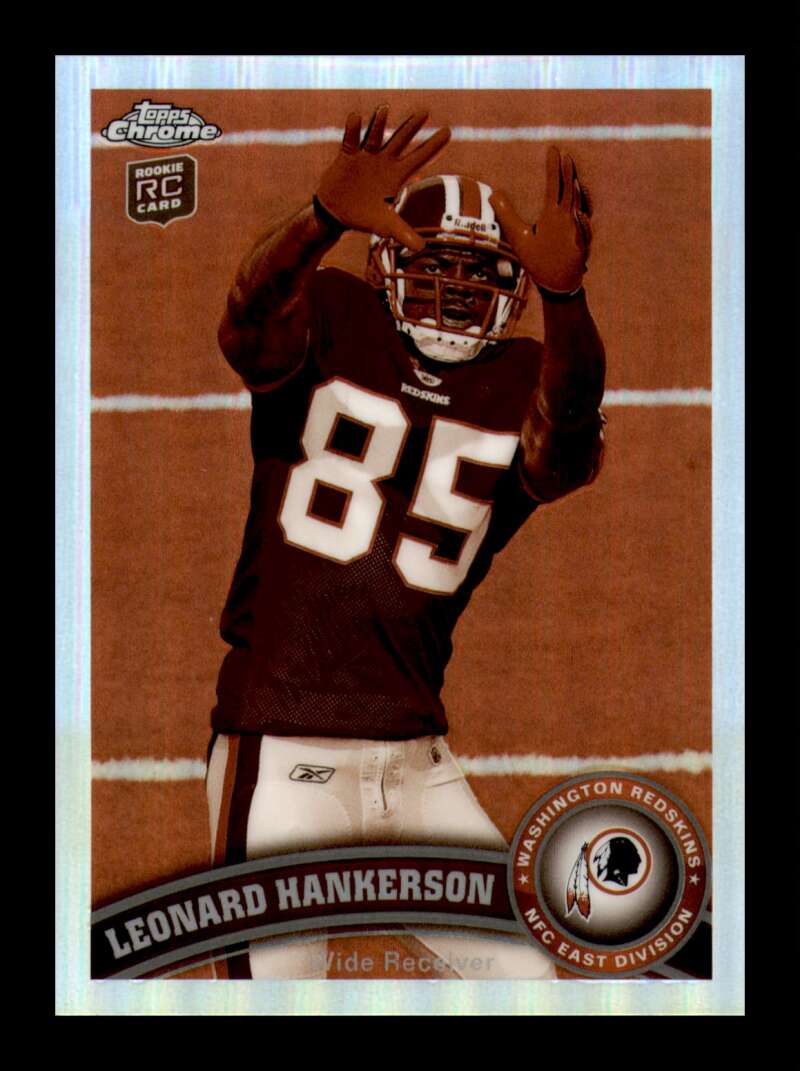 Load image into Gallery viewer, 2011 Topps Chrome Sepia Refractor Leonard Hankerson #111 Washington Redskins Rookie RC /99 Image 1
