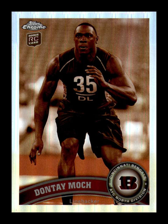 2011 Topps Chrome Sepia Refractor Dontay Moch 