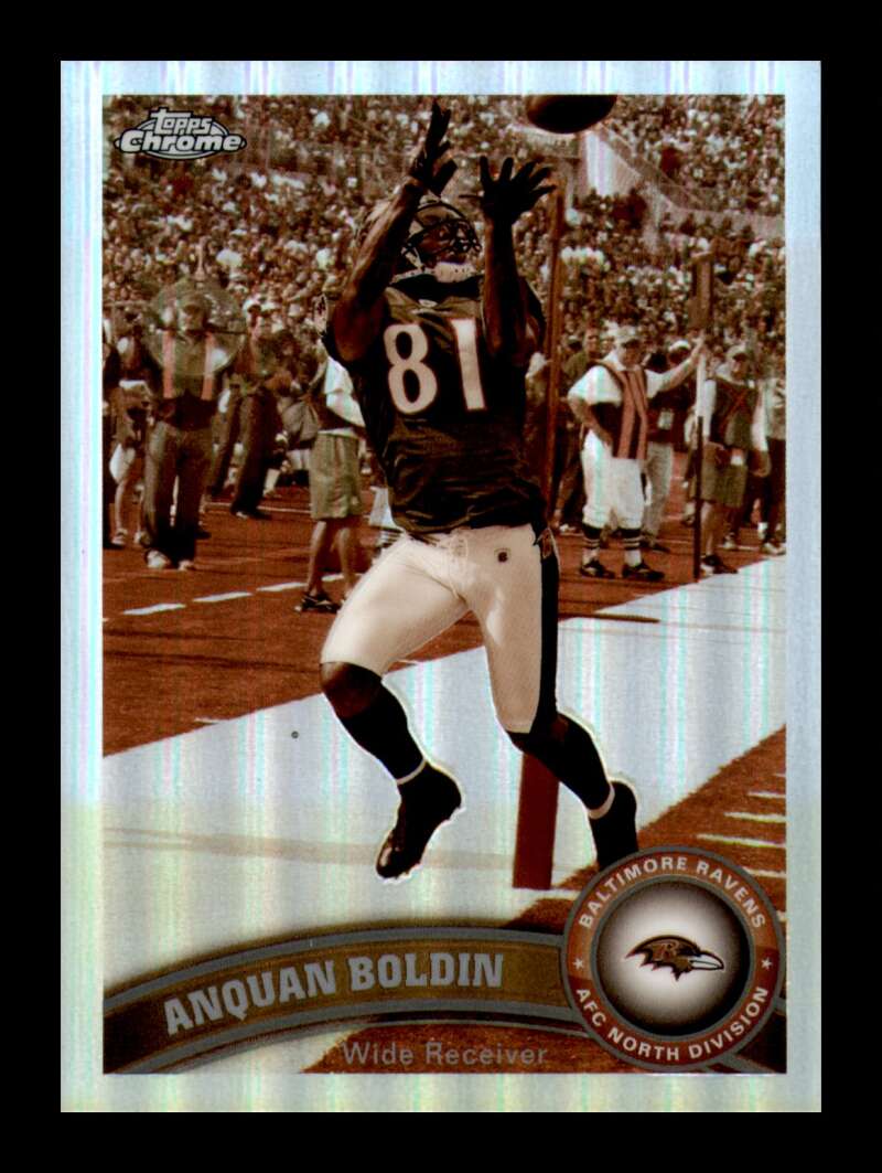 Load image into Gallery viewer, 2011 Topps Chrome Sepia Refractor Anquan Boldin #119 Baltimore Ravens /99 Image 1
