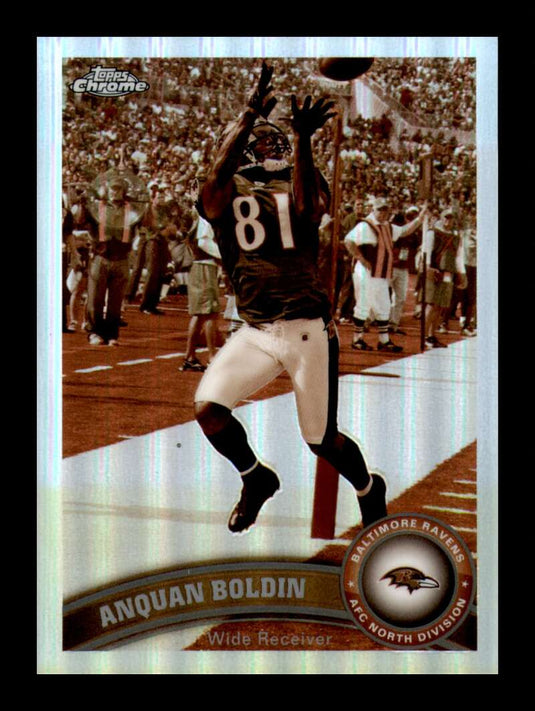 2011 Topps Chrome Sepia Refractor Anquan Boldin