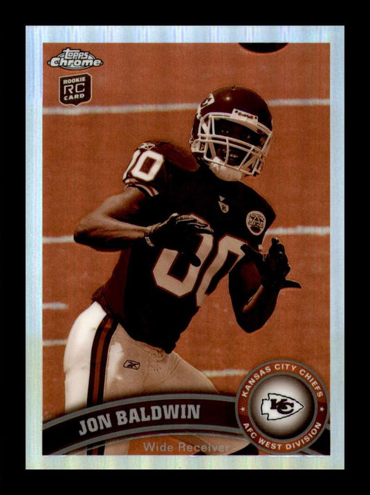 2011 Topps Chrome Sepia Refractor Jon Baldwin 