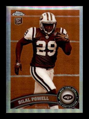 2011 Topps Chrome Sepia Refractor Bilal Powell 