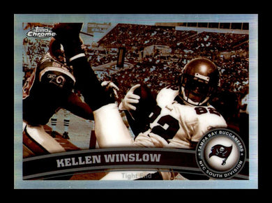 2011 Topps Chrome Sepia Refractor Kellen Winslow 