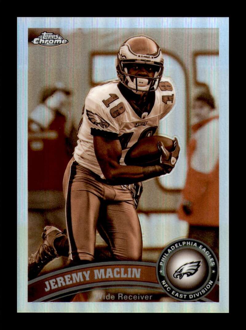 Load image into Gallery viewer, 2011 Topps Chrome Sepia Refractor Jeremy Maclin #142 Philadelphia Eagles /99 Image 1
