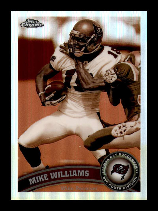 2011 Topps Chrome Sepia Refractor Mike Williams